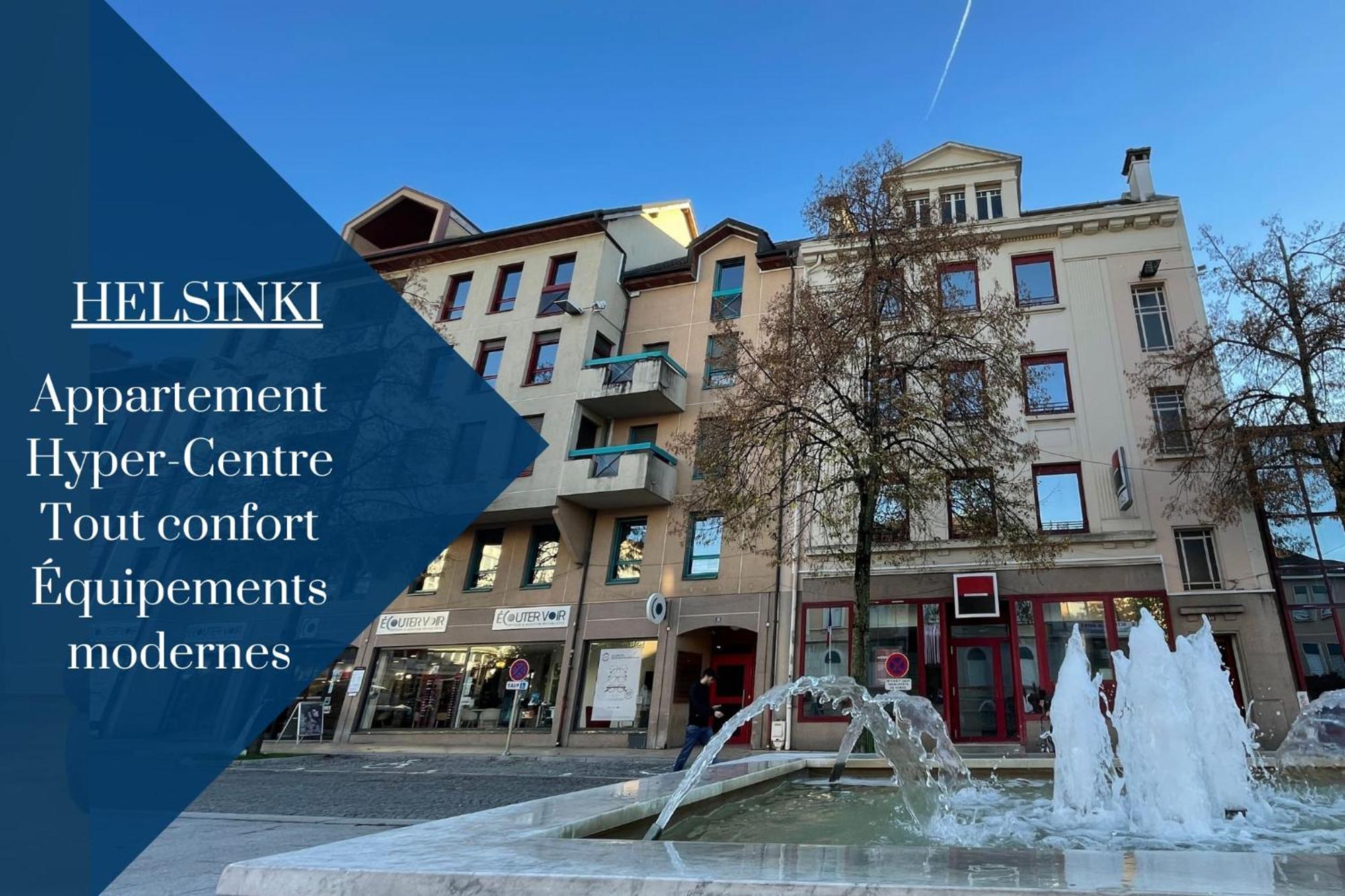 Homey Helsinki - Hyper Centre - Proche Geneve - Terrasse Privee - Wifi & Netflix