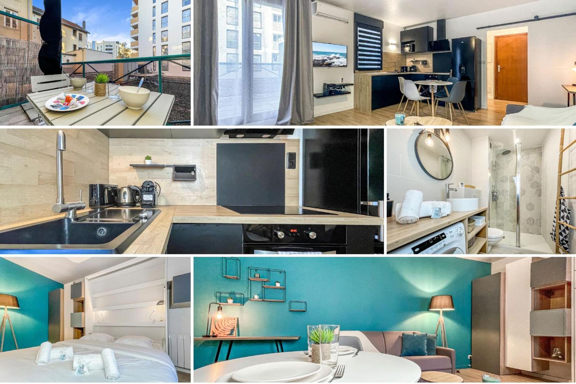 Apartment Homey Helsinki - Hyper Centre - Proche Geneve - Terrasse Privee - Wifi & Netflix *